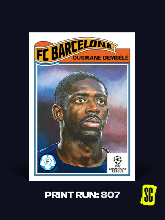 Silhouette Carton Ousmane Dembélé - Taille Mini - Support Environ 60 Cm - Décoration Événement