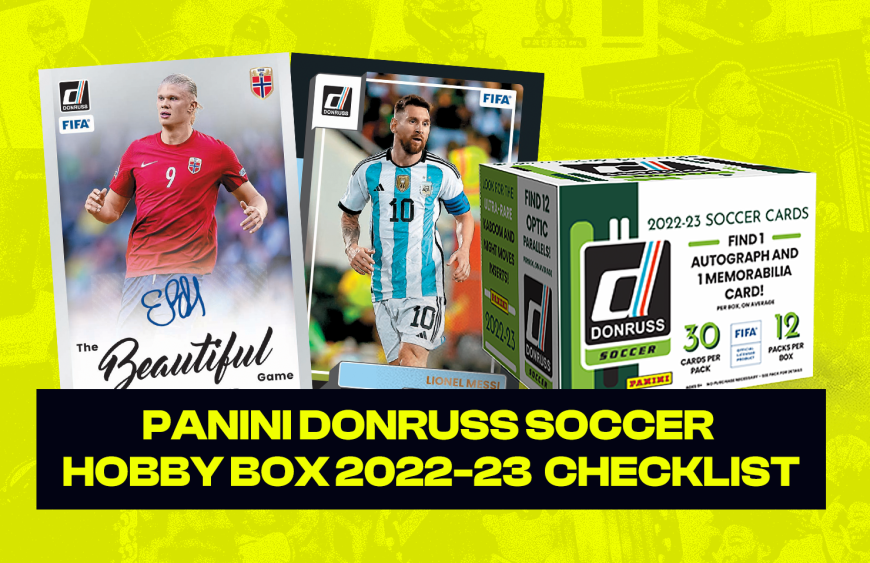 PANINI DONRUSS SOCCER HOBBY BOX 202223 CHECKLIST SportyCards