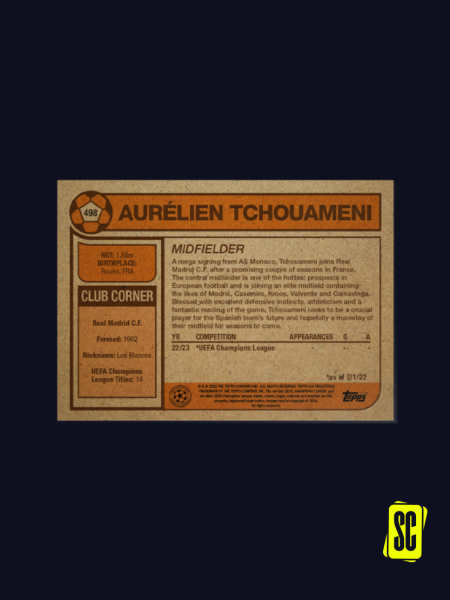 Aurélien Tchouaméni - Real Madrid - Retro
