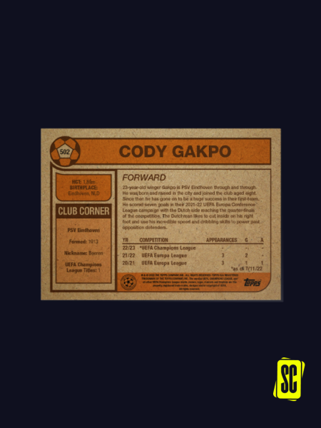 Cody Gakpo - PSV Eindhoven - Retro