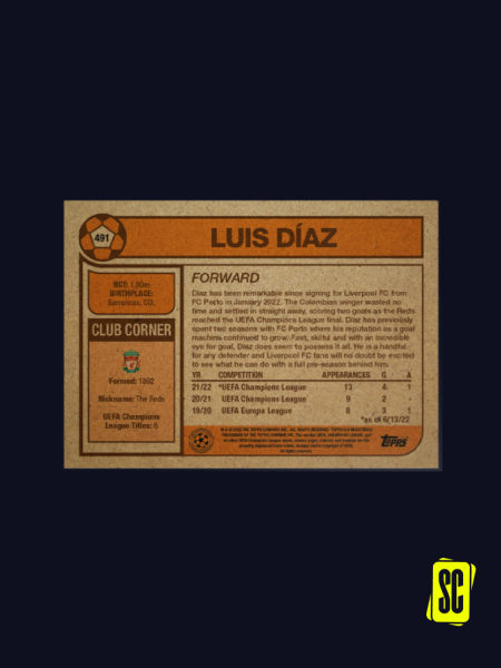 Luis Diaz - Liverpool - Retro