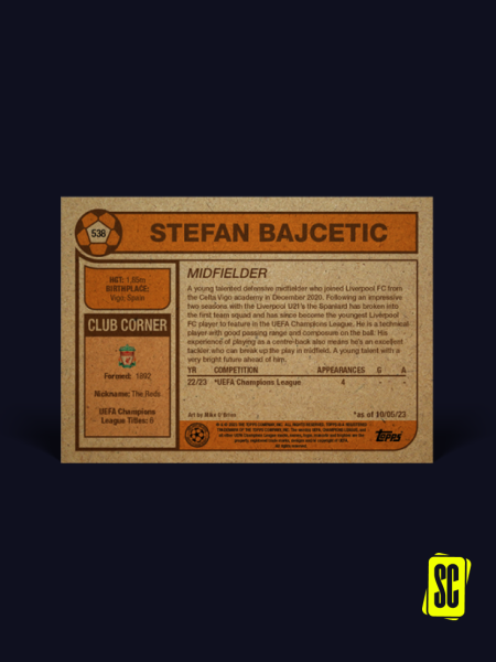 Stefan Bajčetić Retro