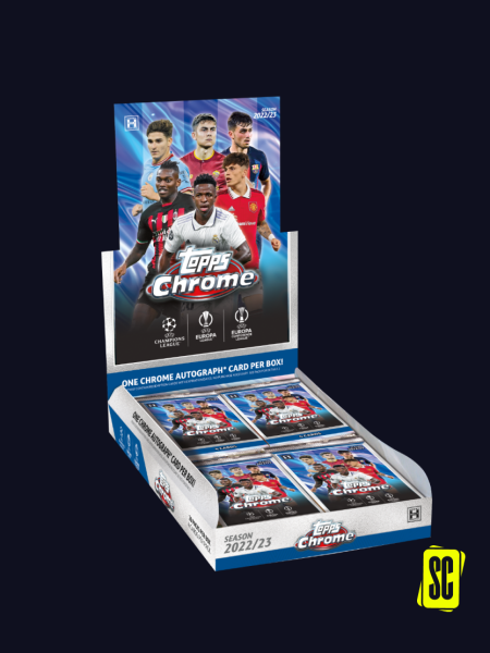 TOPPS UEFA CLUB COMPETITIONS CHROME HOBBY BOX 2022-23