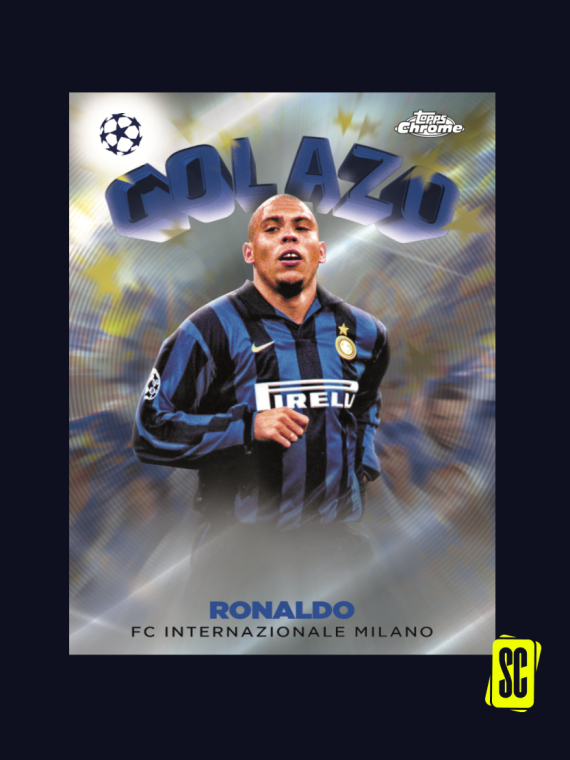 RONALDO IL FENOMENO TOPPS UEFA CLUB COMPETITIONS CHROME HOBBY BOX 2022-23