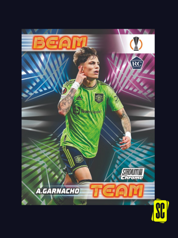 GARNACHO BEAT TEAM TOPPS STADIUM CLUB CHROME 22:23