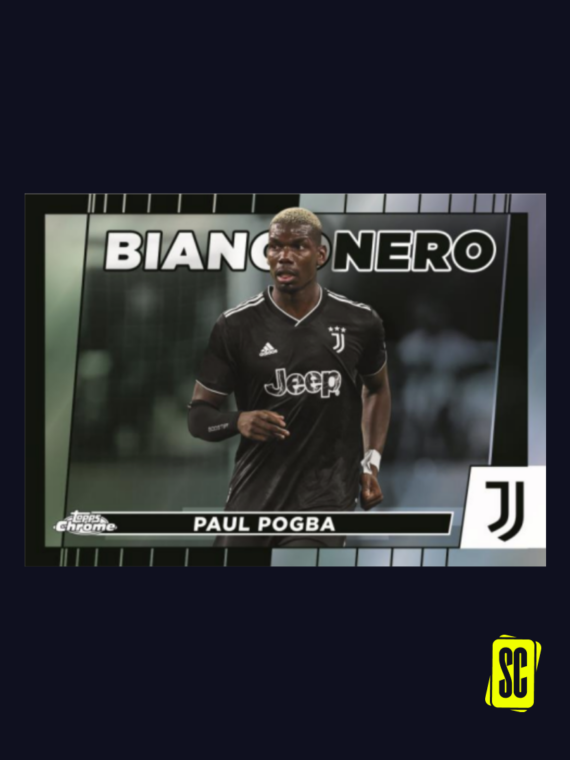 Pogba Juventus Topps Chrome 2023