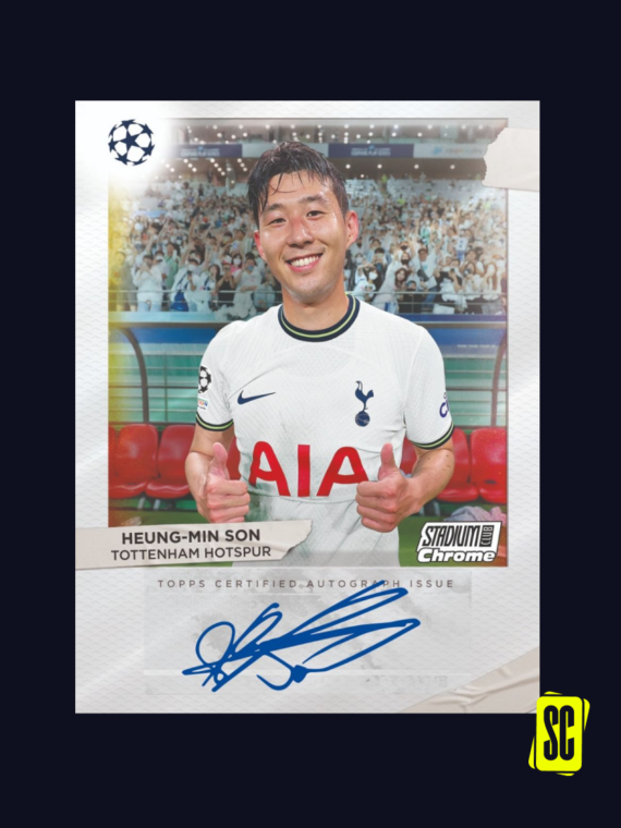 SON AUTO TOPPS STADIUM CLUB CHROME