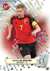 Kevin De Bruyne - Red Pristine Refractor /5 - Topps Pristine 2023 Road to EURO 2024