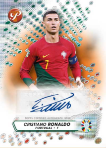 Cristiano Ronaldo - Pristine Autographs Orange Pristine /25 - Topps Pristine 2023 Road to EURO 2024
