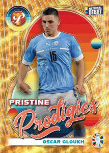 Oscar Gloukh - Pristine Prodigies Superfractor 1/1 - Topps Pristine 2023 Road to EURO 2024