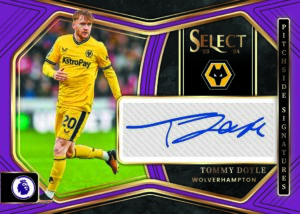 Tommy Doyle - Pitchside Signatures Purple - Panini Select Premier League 2023/24