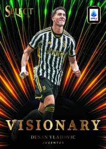 Dusan Vlahovic - Visionary - Panini Select Serie A 2023/24