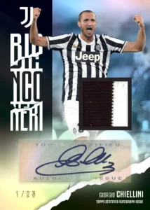 Giorgio Chiellini - Bianconeri Autograph Relics - Topps Juventus Team Set 2023/24