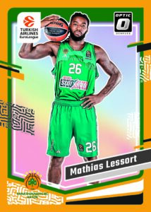 Mathias Lessort - Optic Gold /10 - Panini Donruss Euroleague 2023/24