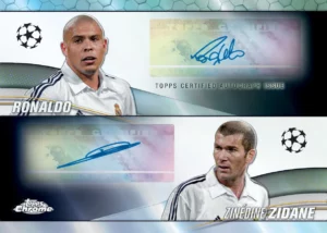 Ronaldo & Zidane - Dual Autographs - Topps Chrome UCC 2023/24