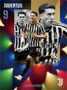 Dušan Vlahović - Neon 1/1 - DAKA Juventus FC 2023/24