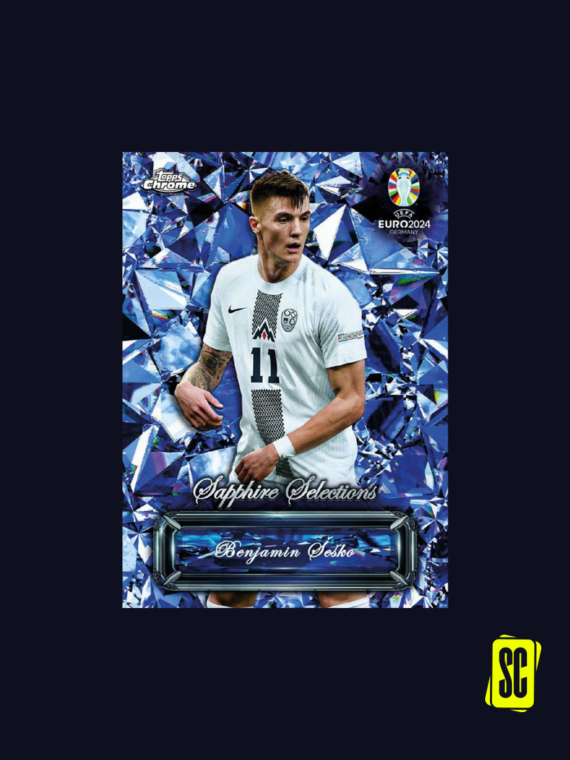 BREAK RANDOM TEAM Topps Chrome Sapphire Edition UEFA EURO 2024 Hobby