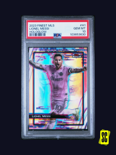 Lionel Messi - Topps Finest MLS 2023 - Hologlow - PSA 10